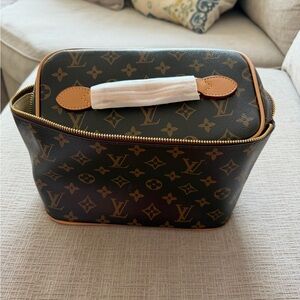 LV Likeness Monogram Vanity Case in Brown and Tan